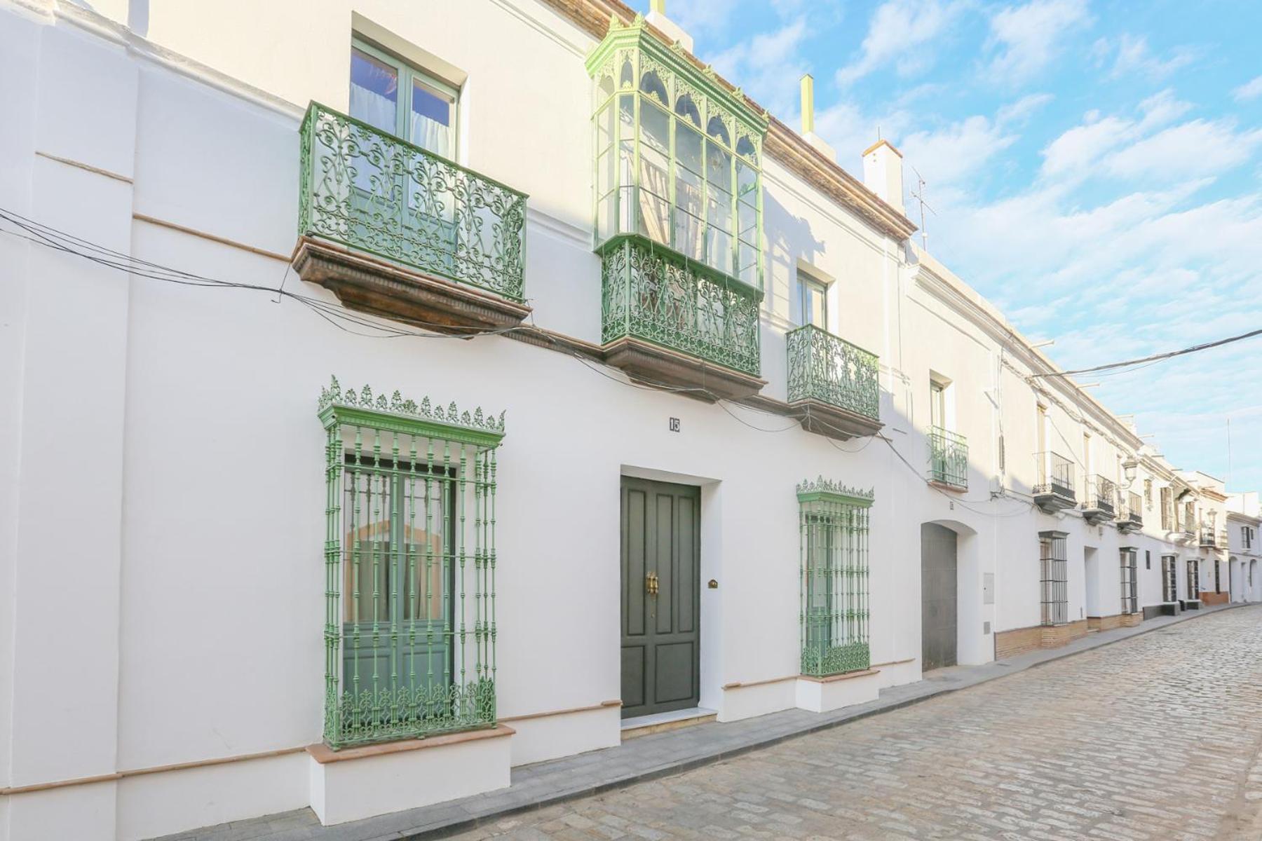 Гостевой дом Casa Senorial Con Piscina. Casa Donna Isabel Пеньяфлор Экстерьер фото